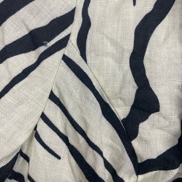 Chico’s jacket women’s L cardigan open Lagenlook geometric zebra boho‎ bold - Picture 6 of 11